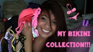 My Bikini Collection!! Hollister, Victoria Secret, Target & Hot Topic!! (Meghanrosette inspired)