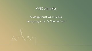 CGK Almelo 24-11-2024 middagdienst