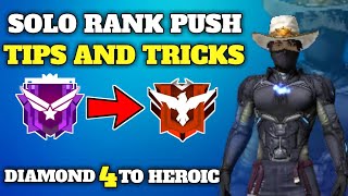 HOW TO PUSH DIAMOND 4 TO HEROIC | TIPS AND TRICKS | MR LEGEND YT | GARENA FREE FIRE