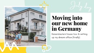 Kaiserslautern house tour + setting up my new home office | July Vlog