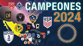 DESCUBRÍ A TODOS LOS CAMPEONES DE CONCACAF EN 2024