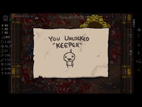 Best and easiest way to unlock the Keeper in Binding of Isaac *no clickbait* (read description)