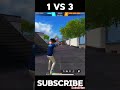 1 vs 3 impossible 🍷🇮🇳🎮#viralshort #freefireclips #freefireclips #trending