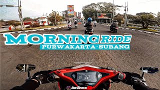 MORNING RIDE || PURWAKARTA SUBANG HAMPIR DI ADU DOMBA SAMA ANGKOT ‼️