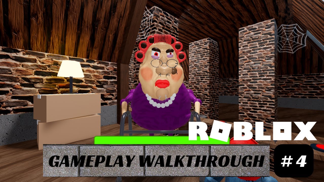 Roblox Gameplay Walkthrough/Part-4/Evil Grandma Escape Obby. - YouTube