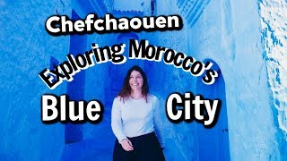 Exploring Chefchaouen, Morocco's BLUE City! | SOLO TRAVEL in Morocco