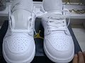 air jordan 1 low triple white