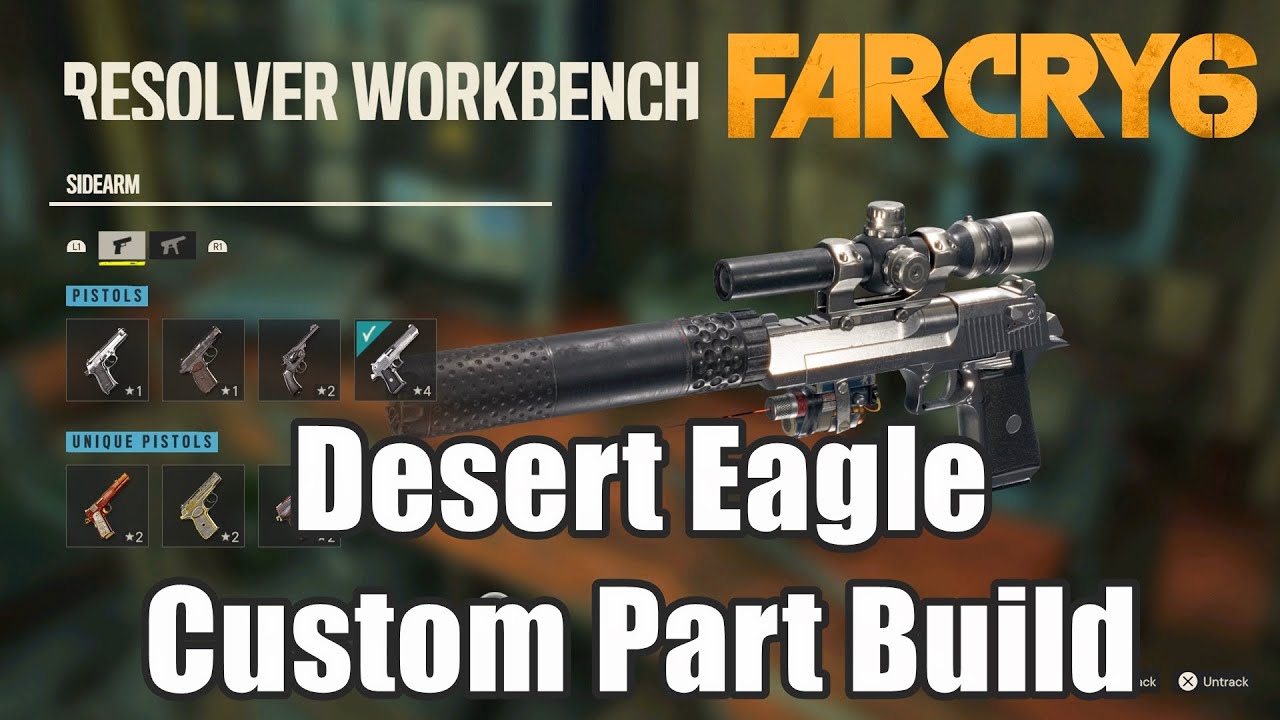 Far Cry 6 Desert Eagle Full Custom Part Upgrade Build - YouTube