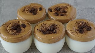 ダルゴナコーヒープリンの作り方（How to make dalgona coffee pudding）