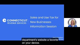 Sales and Use Tax Webinar - June 20, 2024