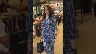 Raveena Tandon Returns Mumbai From Hyderabad Spotted At Airport #raveenatandon #airportspotting