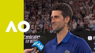 Novak Djokovic on-court interview (1R) | Australian Open 2019