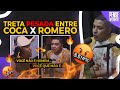 TRETA COMPLETA ENTRE COCA X ROMERINHO (PEGOU FOGO AO VIVO) | Cortes Pense Diferente