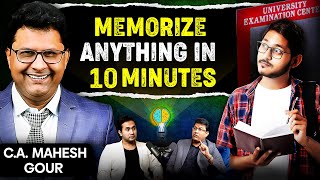 10 DEGREE-ACHIEVER Reveals How To MEMORIZE Anything in 10 Mins | Gaurav Thakur Show