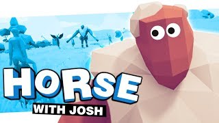 HORSE VS JOSH | TOTALLY ACCURATE BATTLE SIMULATOR