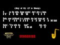 Post Malone - Rockstar (Alto Saxophone notes) Rudeway