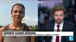 NY Governor Andrew Cuomo resigns amid sexual harassment allegations • FRANCE 24 English