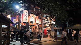 福岡県みやま市　下庄八幡神社夏大祭「八朔祭」。【4K】The Hassaku Festival is held to pray for a good autumn harvest.