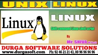 Unix/Linux Tutorial || Shift command Linux shell script by Shiva