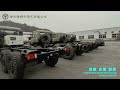 dongfeng eq2102 cummins 6*6 flat head dump truck chassis