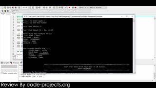 Food Order Management System In C Programming With Source Code | Source Code & Projects