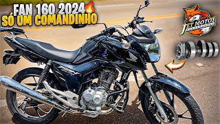 COMANDO JET MOTOS NA FAN 160 2024 COM 3MIL KM