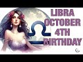 Libra Birthday October 4th.  This Astrology video is all about you.  Send a unique Birthday Card!