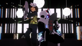 【Undertale 3rd Anniversary】FriskとSansで結ンデ開イテ羅刹ト骸+α【MMD】