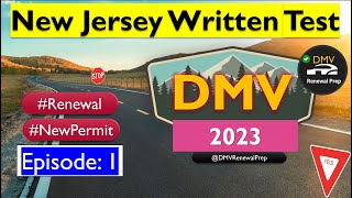New Jersey DMV Written Test 2023 Learner Permit Seniors Renewal Questions Answers