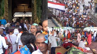 Huge Rush Inside Tirumala Sri Venkateswara Swamy Temple Queue