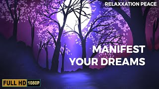 Moon Meditation Music, New Moon, Waxing Crescent Moon, Set New Intentions, Manifest your dreams
