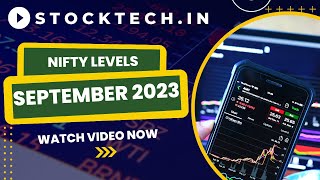 NIFTY INTRADAY ANALYSIS FOR MONDAY | CHART ANALYSIS FOR SEPTEMBER 2023 EXPIRY | STOCK TECH