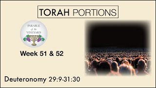 Torah Portions - Week 51 \u0026 52 - Nitzavim \u0026 Vayelech | נצבים l “Standing” - W/ PoTV