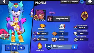 hyra just got 110k trophies right now