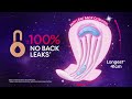 get up to 100% no back leaks with kotex total protection 🤩