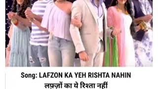 Lyrics (Rom/Hindi/Eng) | Lafzon Ka Yeh Rishta Nahin | Ishqbaaz