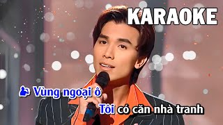 Karaoke | Cô Hàng Xóm - Mạnh Quỳnh | Tone Nam | Hòa Âm: Trúc Sinh