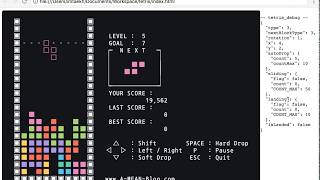 JavaScript Tetris Demo with Source Code