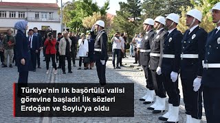 Afyonkarahisar Valisi Kübra Güran Yiğitbaşı göreve başladı