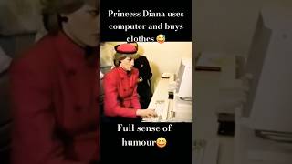 Diana uses computer 😀 #diana #princessdiana #fyp #shorts #royalfamily #edit #history #princesadiana