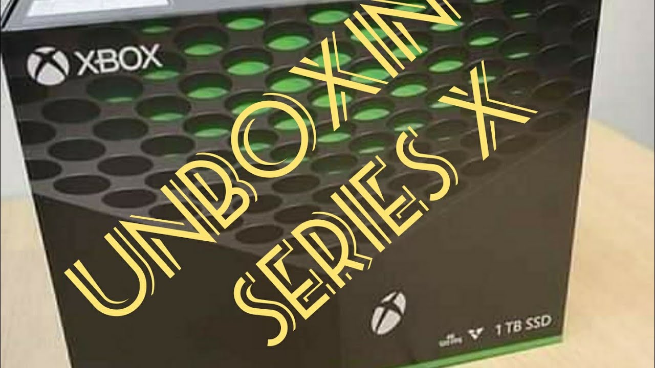 UNBOXING DO XBOX SERIES X - YouTube