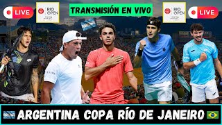 Tenis en vivo: PLENO DE VICTORIAS ARGENTINAS EN BRASIL | ATP de Río de Janeiro #tenis #riodejaneiro