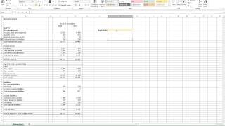 Calculating Quick Ratio in Excel