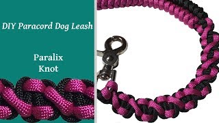DIY Paracord Dog Leash - Paralix Knot