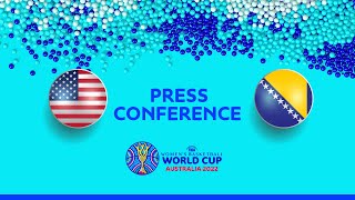 USA v Bosnia and Herzegovina - Press Conference | FIBA Women's Basketball World Cup 2022