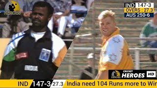 23 year Old Angry Vinod Kambli Destroying Australian Legendary Bowlers and chased the Target