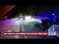 Theft suspects lead police on high speed chase