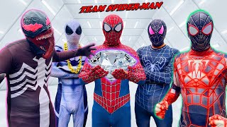 TEAM SPIDER-MAN vs BAD GUY TEAM | ALIEN SUPERHERO ( Special MANSION BATTLE ) - Fun FLife TV