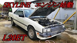 スカイラインGT  HR30   2年8ヶ月放置 エンジンを掛ける  L型 2000TURBO　#ポールニューマン　#ニューマンスカイライン　#鉄仮面　#HR30   #スカイライン