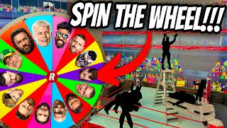 MYSTERY WHEEL Chooses Setup of WWE ACTION FIGURES!